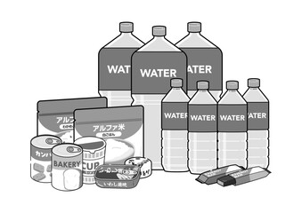 防災食のイラスト