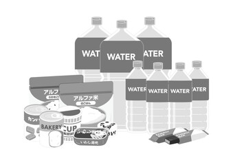 防災食のイラスト