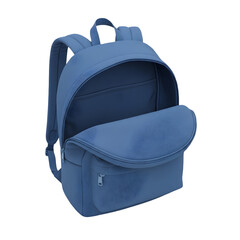 blue school bag