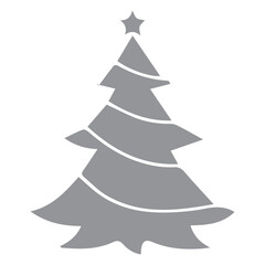 Fototapeta premium Christmas Tree Silhouette