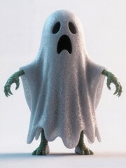 3D Halloween ghost