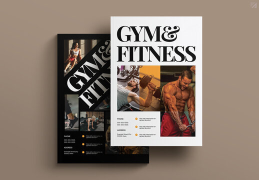 Gym & Fitness Poster Layout