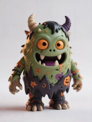 3D Halloween monster