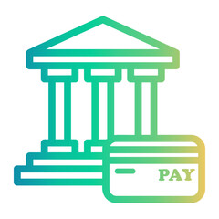 card Line Gradient Icon