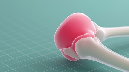 Detailed Close-Up of a Human Knee with Visible Swelling and Anatomical Features