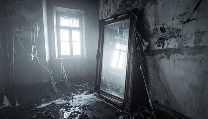 Dark Room Spooky Mirror Light