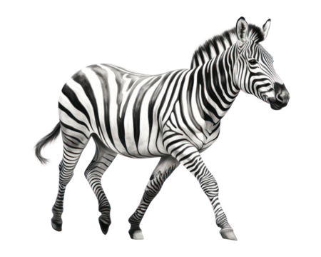 PNG Zebra wildlife animal mammal.