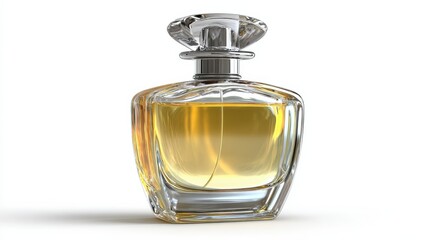 perfume bottle isolated on white