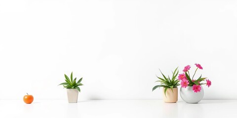 Clean, unblemished white surface, perfect backdrop, screen, minimalism