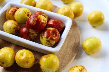 Fresh jujube fruits, Chocolate jujube