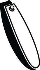 Illustrator Vector Simple nail clipper illustration silhouette