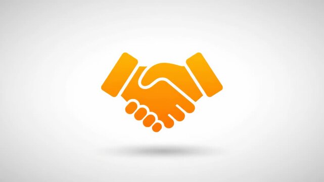 Handshake icon symbolizing partnership, agreement, and successful collaboration in business and teamwork contexts