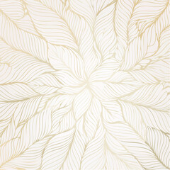 Hand drawn tea leaves background 1