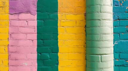 Colorful Abstract Wall Mural