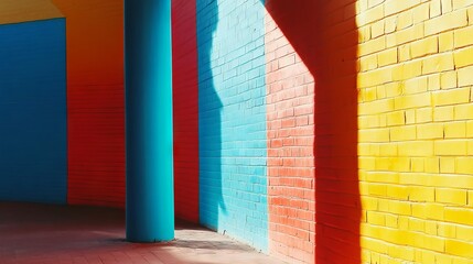 Colorful Abstract Wall Mural