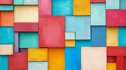 Colorful Abstract Wall Mural