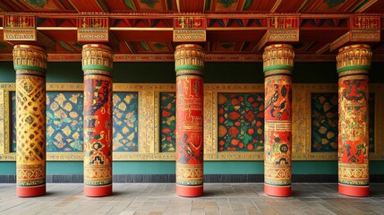 Colorful Abstract Wall Mural