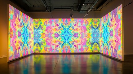 Colorful Abstract Wall Mural