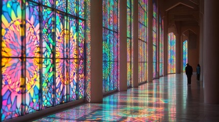 Colorful Abstract Wall Mural