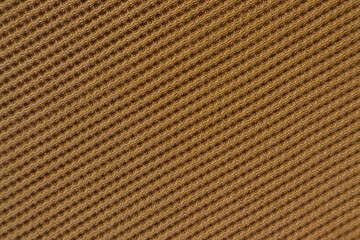 Fototapeta premium Close-up of brown texture fabric cloth textile background