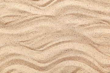 Beach sand with waves as background