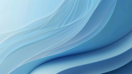 Obraz premium Blue minimalist tech-style gradient PPT background materials