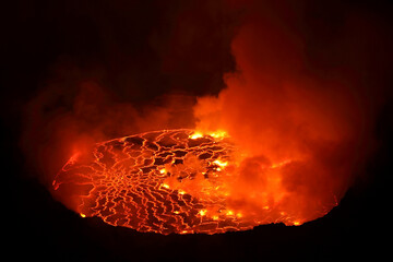 Volcanic Lava Field Photography Geological Landscape Feature