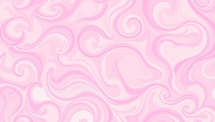 Abstract pink seamless vector pattern with soft, swirling shapes and delicate textures,  style,  vibrant