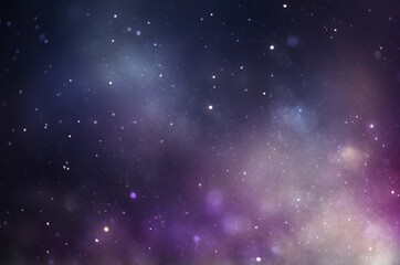 Obraz premium starry night sky with stars, A scene depicting an abstract cosmic or outer space view with a star-filled sky. The image features a gradient of deep purples
