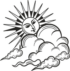 sun and moon