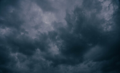 Dark Storm Clouds Natural Weather Landscape Photography