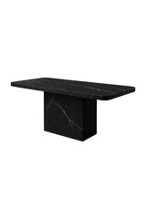 Black Marble Dining High quality Realistic image.