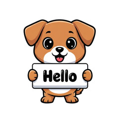 Obraz premium Cute cartoon dog wearing a black jacket isolated on transparent background