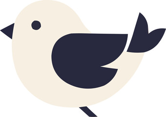 cartoon duck with a smile