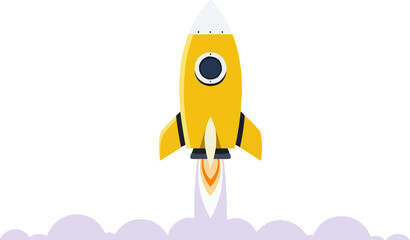 space rocket vector illustration