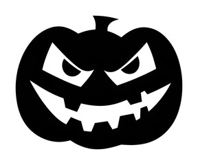 PNG Spooky Halloween pumpkin silhouette