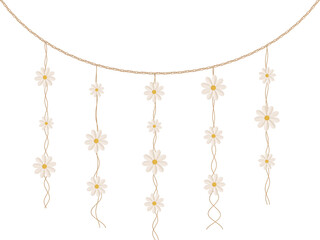 Daisy Flower Garland Decoration