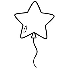 Balloons black and white coloring clipart set! Includes cute doodles, festive line art illustrations, and printable elements for crafts, worksheets, decorations, parties, and kids’ coloring activities