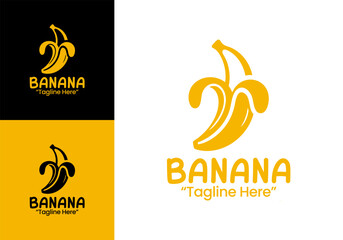 Banana Logo Premium Tropical Fruit Identity
