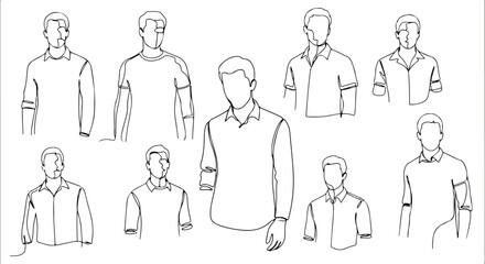 Icon vector illustration set of people, family, and business figures, with silhouette designs representing a couple, woman, man, and child concept symbol