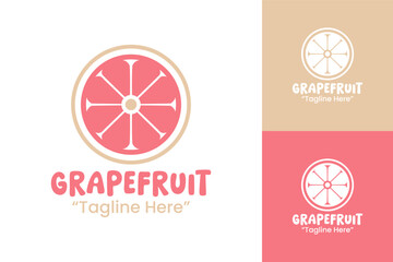 Elegant Grapefruit Logo Emblem