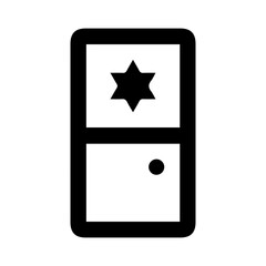 Domino with Star Symbol