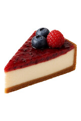 Berry Cheesecake Delight High quality Realistic image.