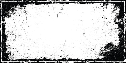 Abstract grunge border is distressed with rough edges, splattered marks, scratches, and worn-out textures, while the irregular border gives it an artistic, raw, and edgy feel.