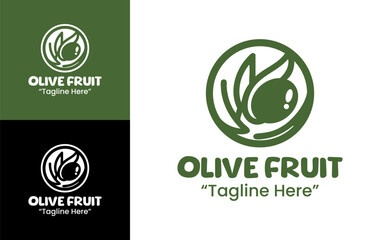 Olive Logo Organic Gourmet Food Branding