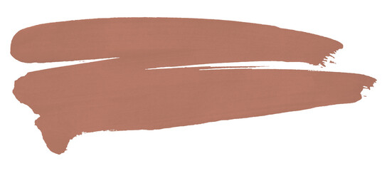 Abstract brown watercolor background. Hand drawn artistic style. Isolated on transparent background.