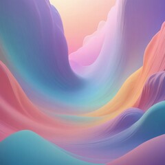 Soft pastel gradient background with flowing abstract shapes  