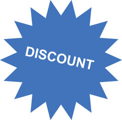 Fototapeta premium Promotional discount starburst sticker graphic for sale and special offers