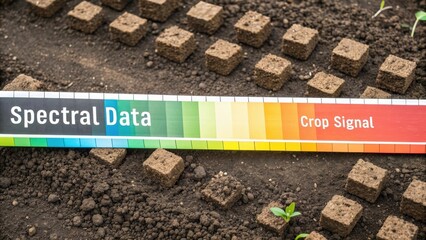 Spectral Data Color Scale for Agricultural Crop Signal Assessment