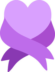 World Cancer Day Awareness Ribbon Vector Illustration